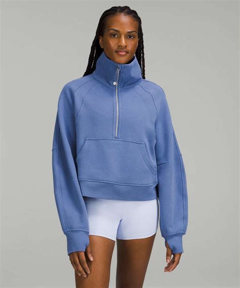 bauer lululemon scuba half zip.